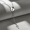 Simple Chain Stainless Steel Lock Necklace Clavicle Chain Heart Pendant Women Rock Padlock Goth Jewelry Party 2025 New Year Gift