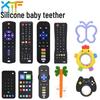 Baby-Safe Teether for Infants: Silicone Teething Toy & Soothing Remote Controller Shape