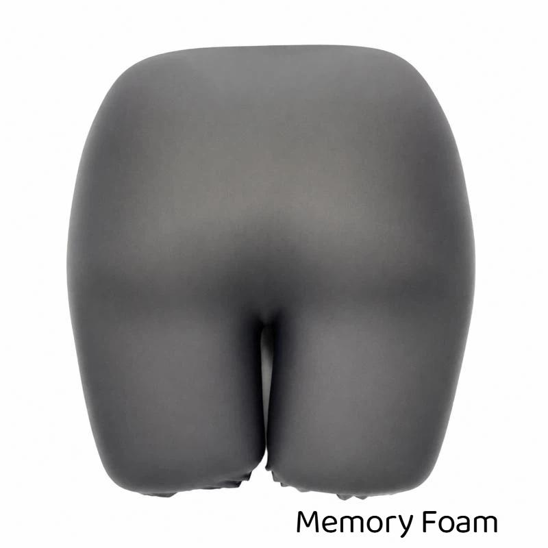 Creative Hip-shaped Pillow 1Pcs Portable 3D Soft Foam Bolster Skin-friendly Cushion for Stomach Sleeping Travel
