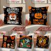 Childrens Trick Oral Happy Patterns Pillow Case Comfort Sofa Bed Silky Elegant Invisible Zipper Decorative Cushion Cover