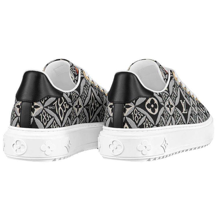 Louis Vuitton Out Sneakers 'Black White Monogram With Brown' Women's 1A9FNL