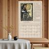 2026 Hanging Witch Calendar With 12 Illustrations New Year Wall Calendar Paper Calendar Home Decor Calendar