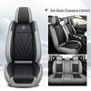 Premium Nappa Leather Car Seat Cushion, Stain-Resistant, Breathable, Full Coverage for All Seasons