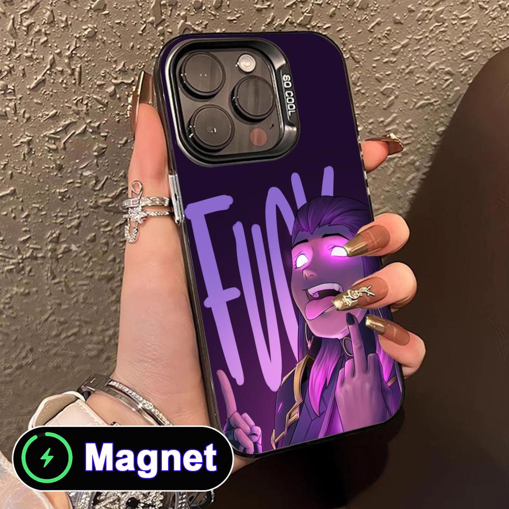Valo Reyna Phone Case for iPhone 17 16 15 14 13 12 11 Air Pro Max Plus Colorful Silver MagSafe Cover