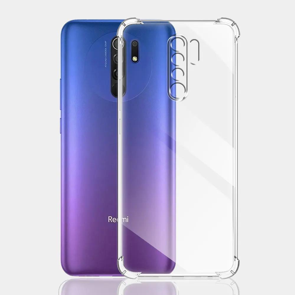 For Xiaomi Redmi 9 9A 9C Case Silicone Soft Shockproof Transparent Cover For Redmi 9C Nfc 9T Clear Case For Redmi9 Funda Coque