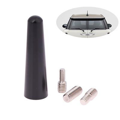 Mini Antenna da Tetto per Auto Lunga 5 cm con Viti Fissaggio Forte Radio per Auto Universale Accessori Antenna Radio per Auto