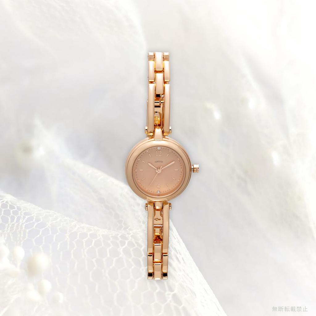 Fieldwork Analog 5 ATM Water Metal Pink WP Miju Women's Watch, Resistant, Band, Gold, Pink, ST288-4