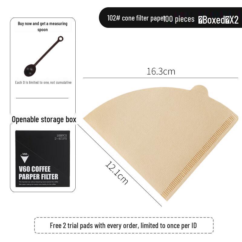 Zhaoran Fan-shaped Coffee Filter Paper