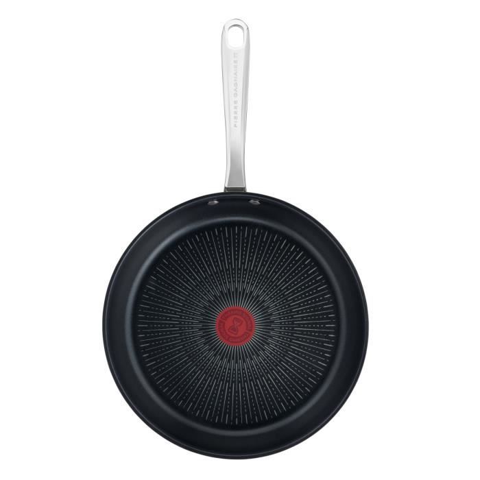 Tefal H8210623 Pierre Gagnaire Poêle inox antiadhésive 28 cm tous feux dont induction