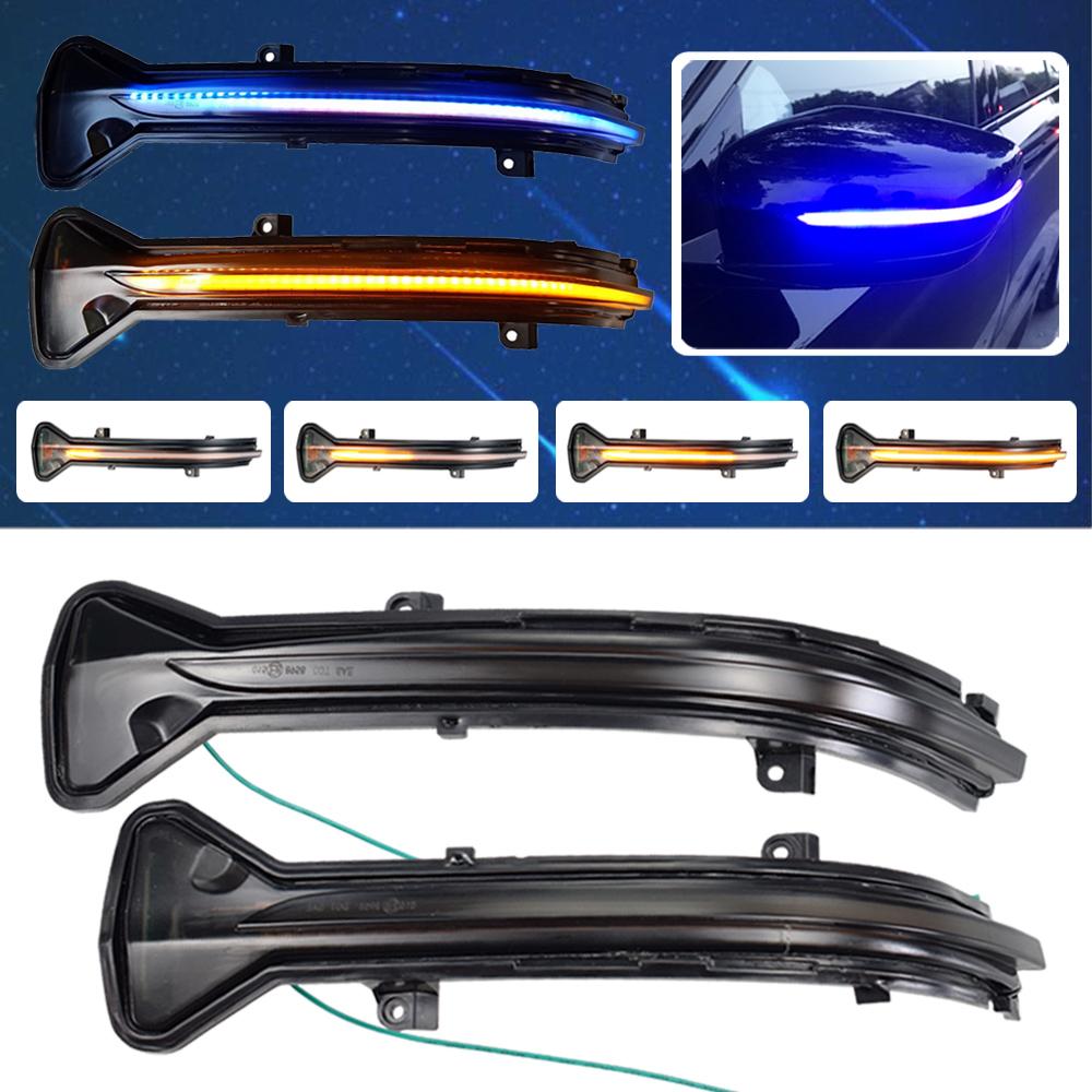 Scroll LED Dynamic Turn Signal Light Side Mirror Flashing Light Repeater Blinker For BMW 5 6 7 8 3 Series G38 G30 G31 G11 G20 M5