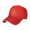 Half Life Lambda Logo (Black Background) Cap Baseball Cap Winter Hat Winter Caps For Men Womens