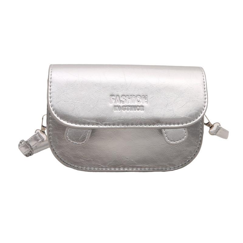 Minimalist Trendy Small Square Bag With Letter Print In Fashionable Options Color