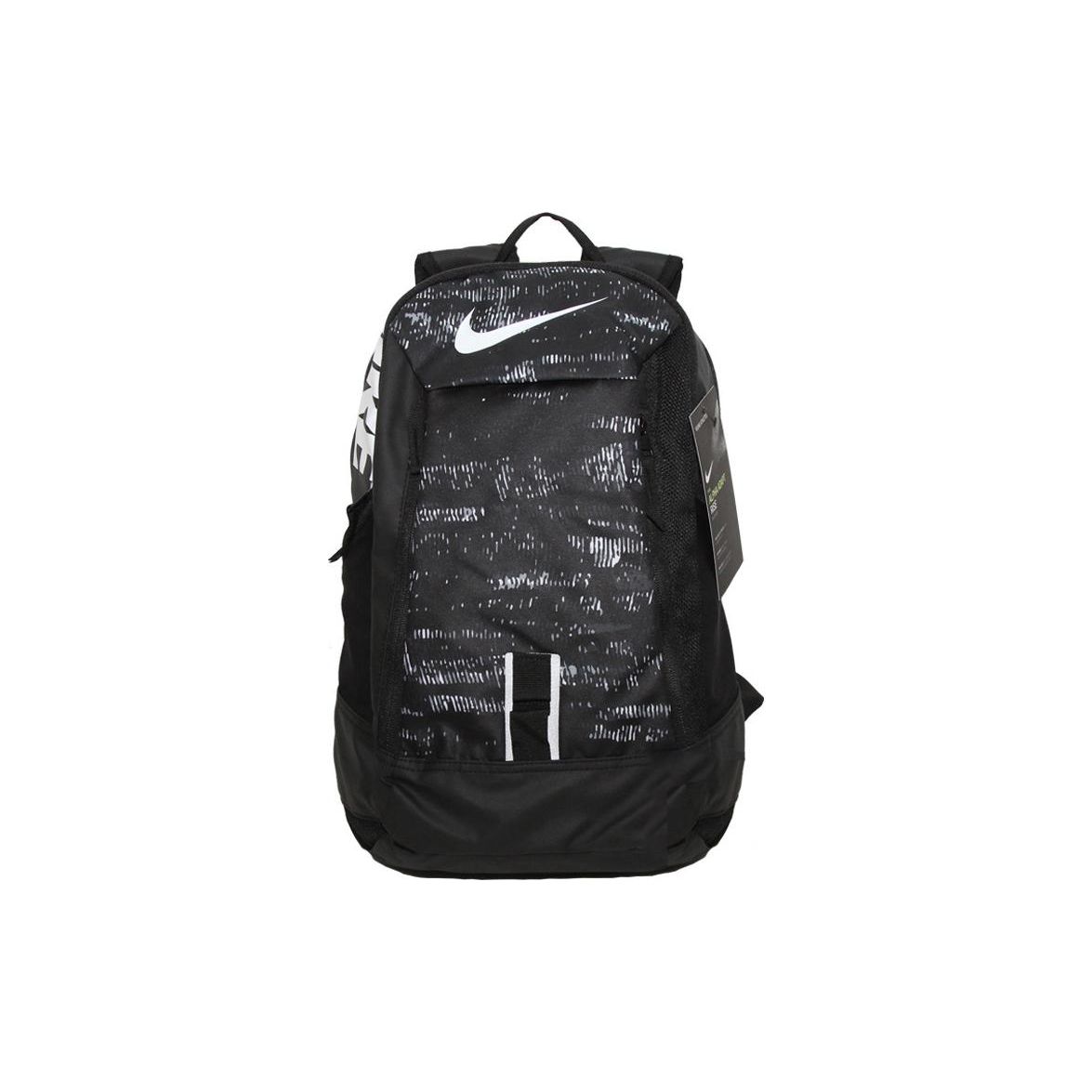 

Nike Sports Casual Zipper Backpack Unisex Backpacks Black White BA5224-014 Black White
