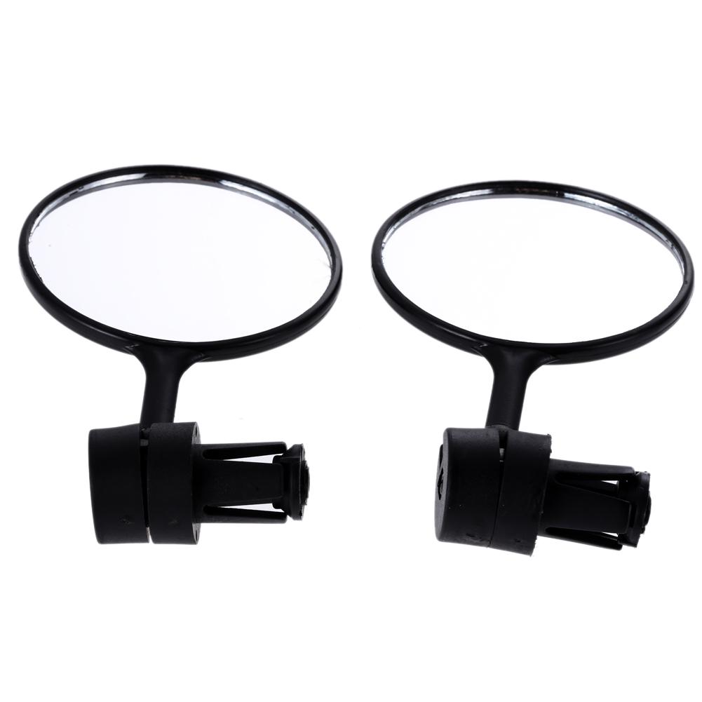 2pcs Handlebar Rearview Mirror Adjustable Bar End Bicycle Mirrors Safe Cycling Rearview Mirror for Outdoor Cycle Biking