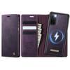 For Samsung Galaxy S20 4G/Galaxy S20 5G Case CASEME C49 Compatible with MagSafe RFID Blocking Detachable Wallet Leather Phone Cover