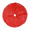 Star Pattern Christmas Tree Skirt for Holiday Tree Bottom Decoration