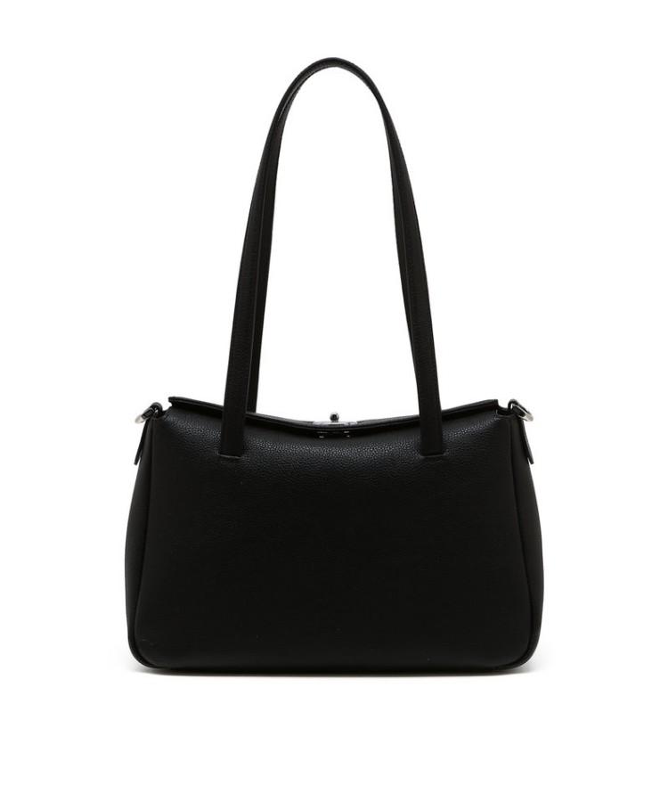 Daks Womens Accessories Black Lock-Detail Flap Shoulder Bag M_Dcba6E941Bk