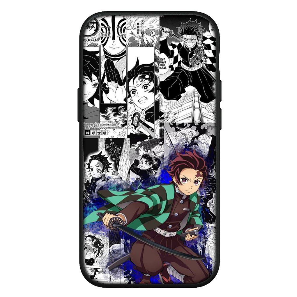 

для iPhone 16 15 X XR Samsung Galaxy S24 S23 Plus Xiaomi Redmi Note 13 12 11 Pro Max 9 10 14 OPPO Huawei чехол Tanjirou Nezuko Demon Slayer чехол для телефона for Samsung Galaxy A14 экрю