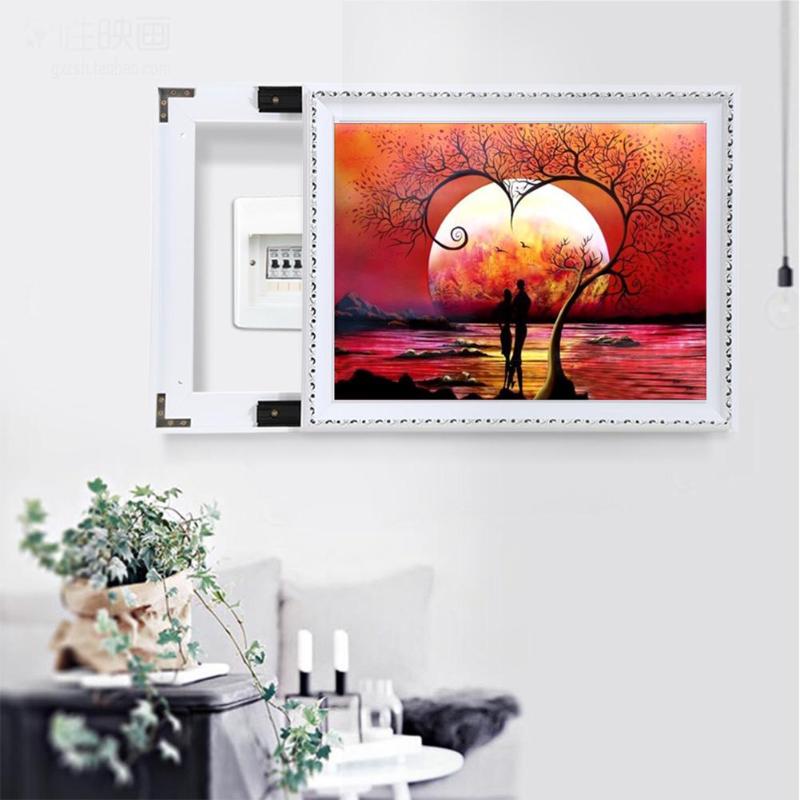 Sunset Heart 5D DIY Round Diamond Painting Embroidery Cross Stitch ...