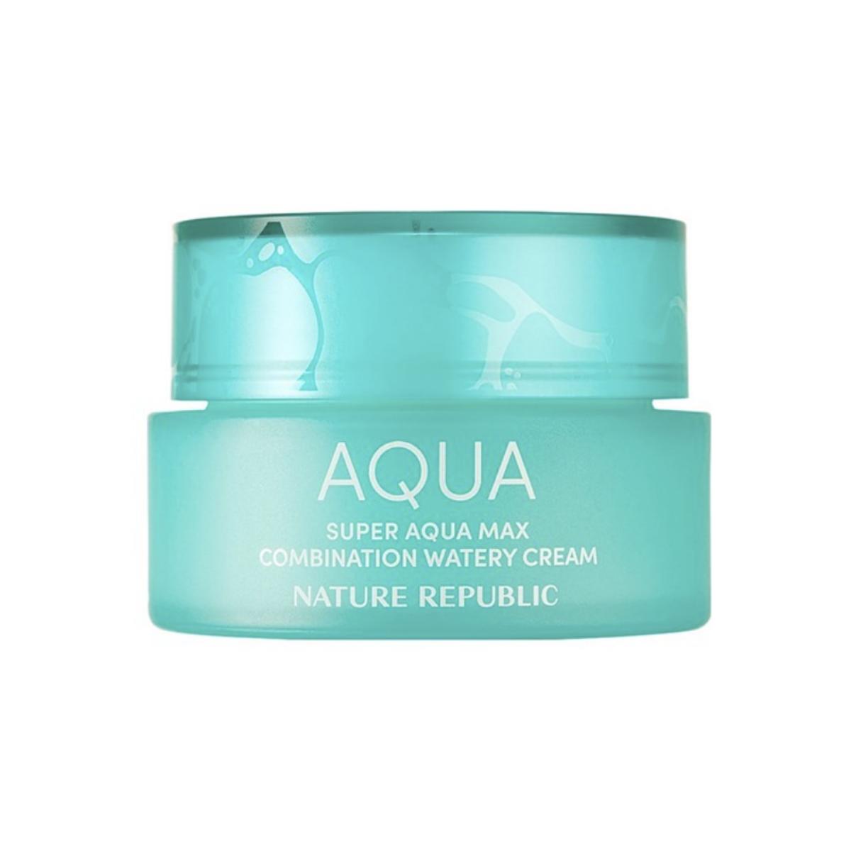 [Nature Republic] Super Aqua Max Увлажняющий и Освежающий и Комбинированный Водянистый Крем для Сухой и Жирной и Комбинированной Кожи 80мл (6 вариантов) Combination 80ml X 1PCS