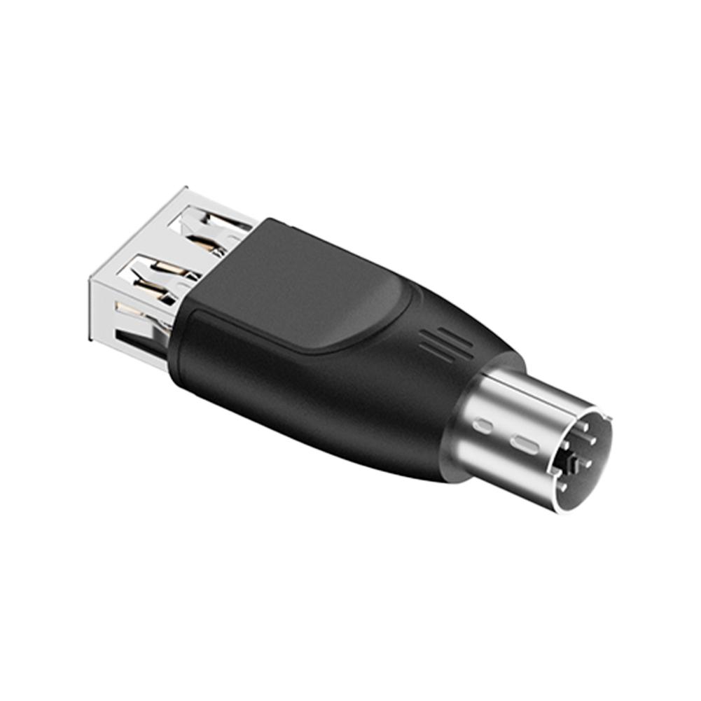 USB To PS2 Converter Keyboard Mouse Circular Hole 6-pin Adapter USB Female To PS2 Male Type-c To PS2 Female
