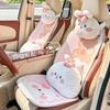 Honeycomb Car Seat Cushion Comfortable and Breathable Car Seat Cushion Cartoon Bear Rabbit Cute Car Seat Cushion Cool Cushion