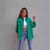New Long-style Burr-ripped Denim Jacket Women's Autumn and Winter Long-sleeved Casual Lapel Top