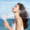 5 Speed Adjustable High-speed Mini Fan Rechargeable Personal Cooling Fan Handheld Fan  Outdoor