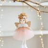 Soft Wings Angel Girl Pendant Cartoon Christmas Tree Hanging Decoration  New Year Festival Gifts