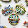 Creative Fridge Magnets Travel Souvenirs Gifts Simple and Creative New-style Home Decorations