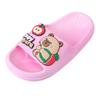 Cartoon Kids' Non-Slip PVC Flip-Flops: Unisex, Indoor/Outdoor, Soft Sole, Summer Slippers.