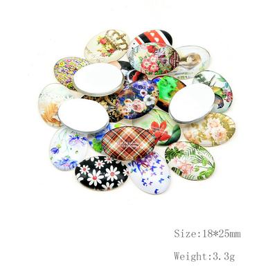 Mărgele Pentru A Face Brățări Accesorii Pentru Bijuterii Cabochon de Sticlă cu Spate Plat Accesorii Piese Material Mărgele Breloc Fitinguri