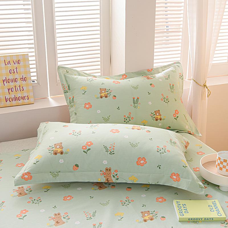 Cotton Pillowcase 2pcs Flowers Pillow Cover Bedding Decorative Pillow Case PillowCase Cover Nordic Sling cushion covers