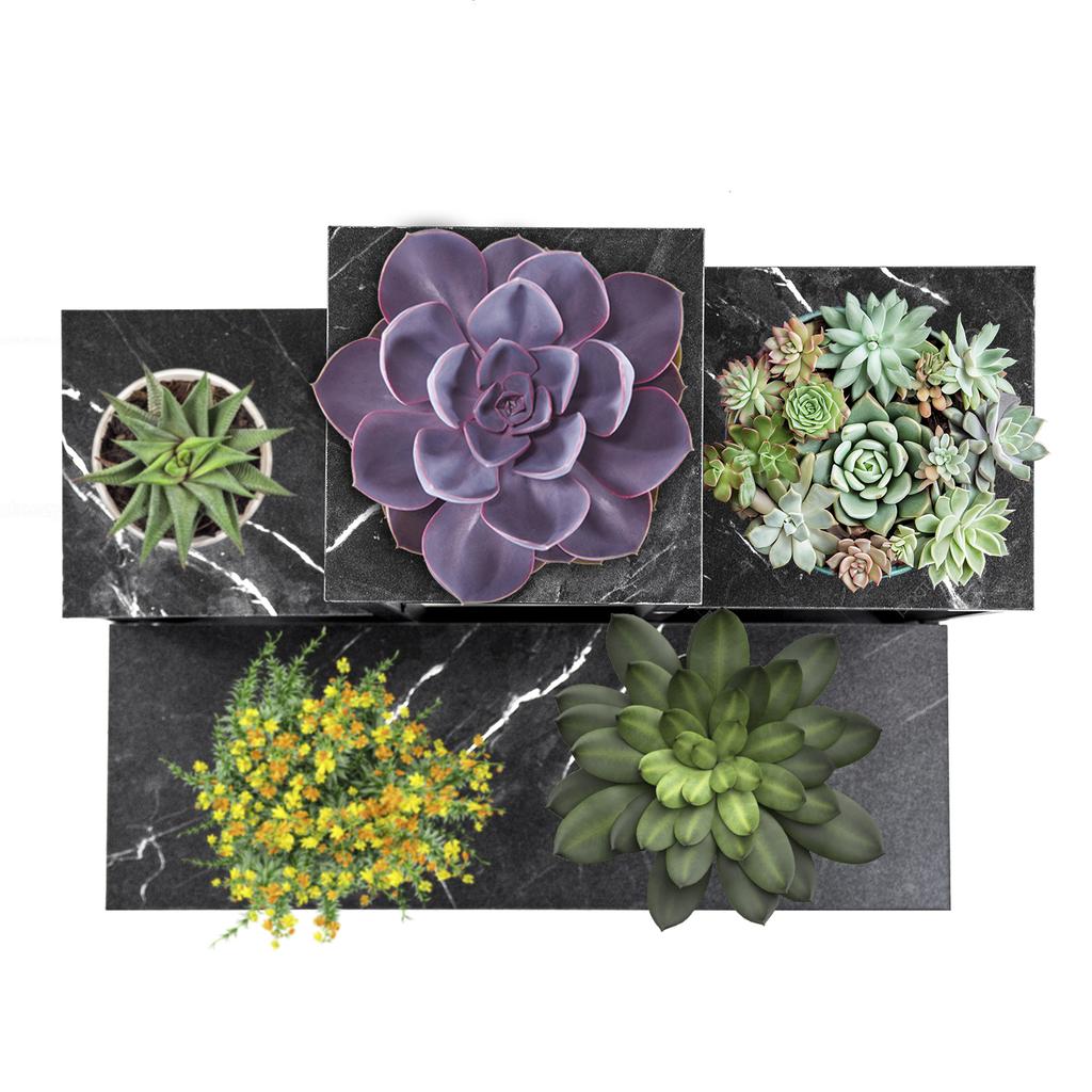 Metal Flower Stand, 6-tier, Metal Loft Plant Pots, Flower Rack