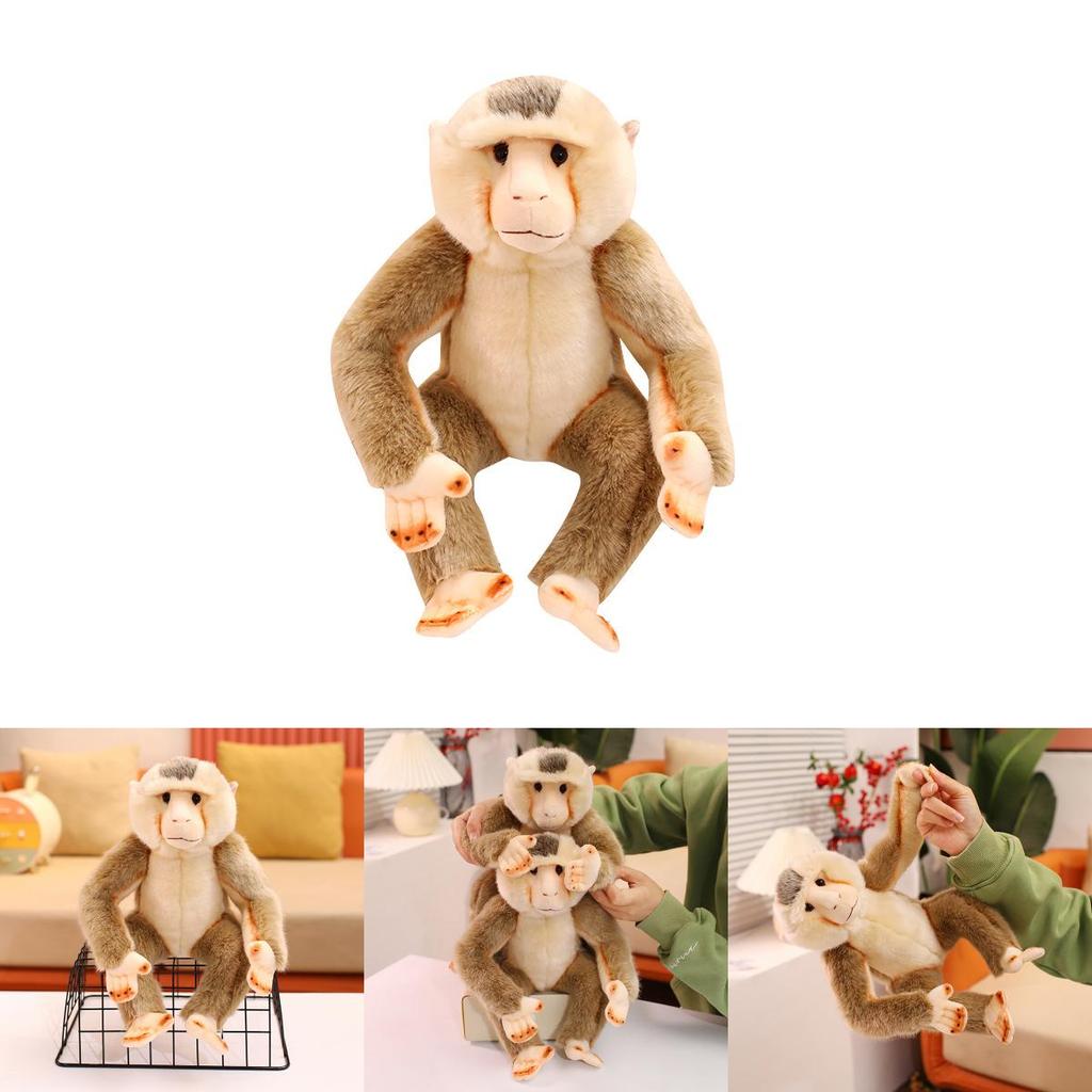 Macaco de Pelúcia Macio com Enchimento de Algodão PP para Crianças e Colecionadores