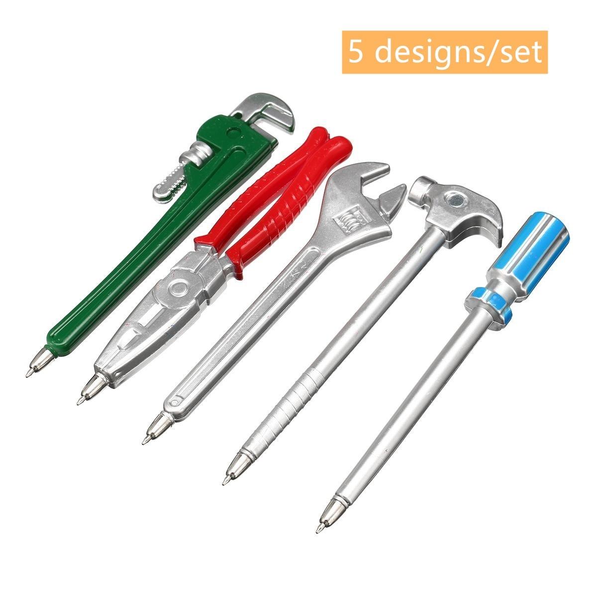 Набор гелевых ручек в форме слесарных инструментов 5 штук