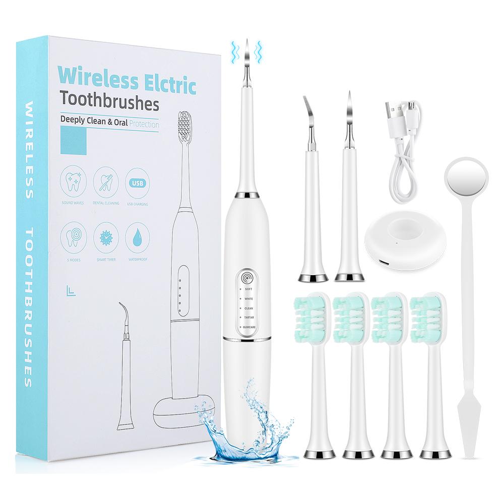 Electric Sonic Dental Calculus Scaler Oral Teeth Tartar Remover Plaque Stains Cleaner Removal Teeth Whitening Portable IPX7 New