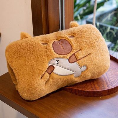 Plush Capybara Hand Warmer Plush Capybara Stuffed Toy Portable Plush Hand Warmer Suitable for Children's Birthday
