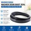 Rubber Washer Door Gasket Replacement WH08X10064, Molded Front-Load Washing Machine Seal That Helps Contain Wash Water Around the Door Opening