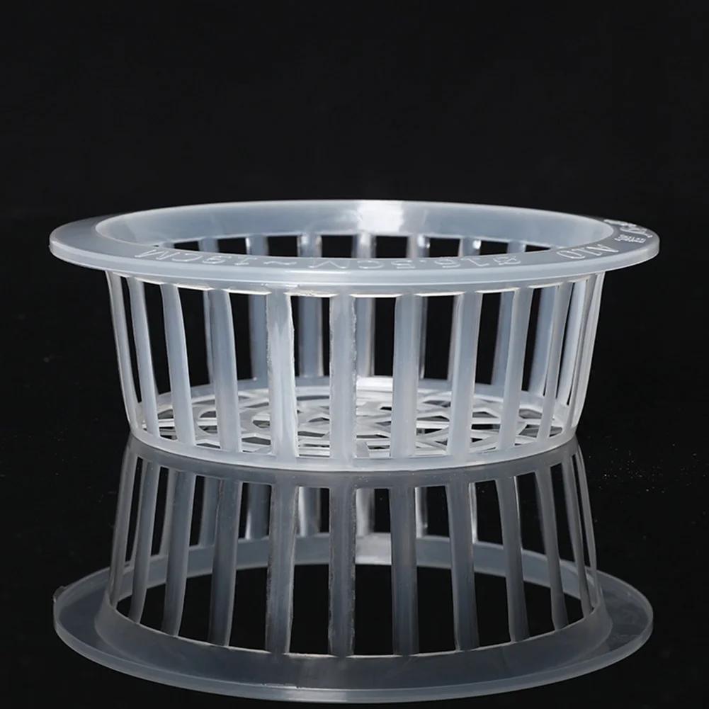 Plastic Net Pot Style Basket for Soilless Cultivation of Leafy Greens Fruiting Plants and Microgreens In Indoor Setups