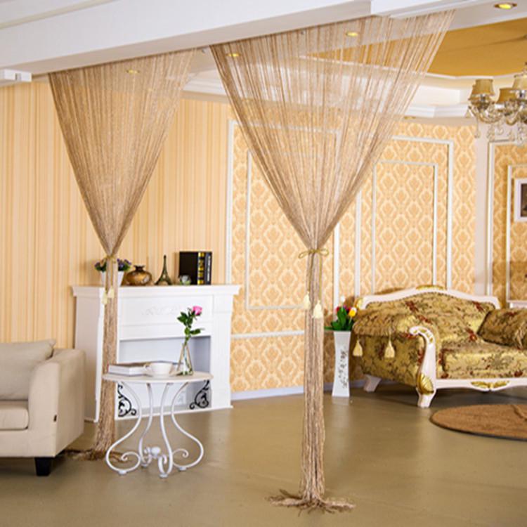 1x2m Thickened Silver Thread Wedding Ceiling Decoration Curtain