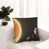 Sci-Fi Sonnensystem Kissenbezug Druck Polyester Kissenbezug Geschenk Weltraum Planet Kissenbezug Bezug Zuhause Quadratisch X
