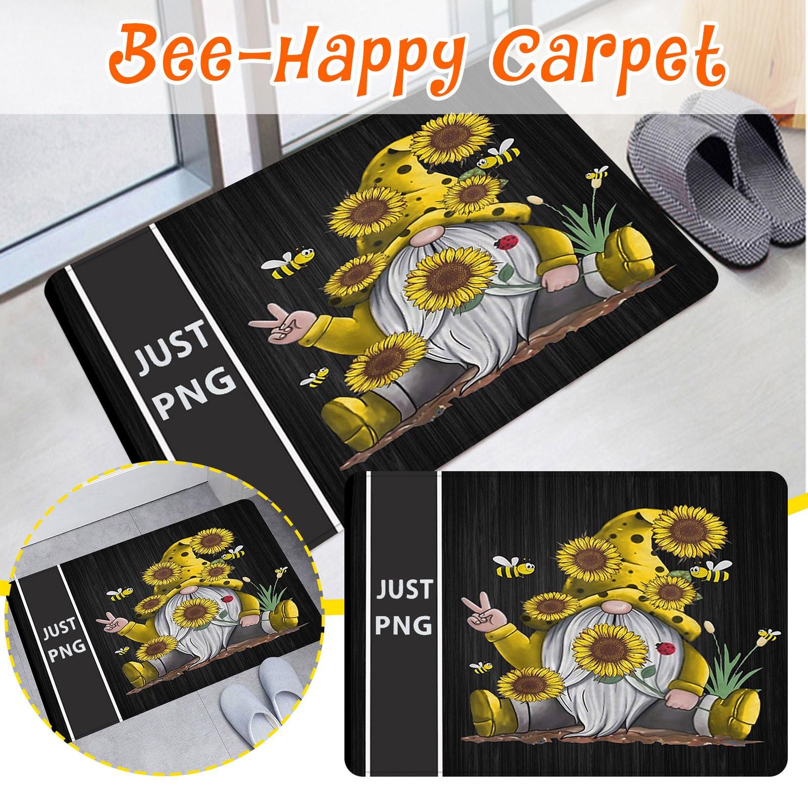

Bee Gnomes Welcome Doormats Home Carpets Decor Carpet Living Room Carpet