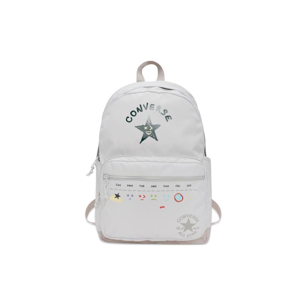 New Converse GO 2 Polyester Backpack Regular Unisex White 10024943-A01