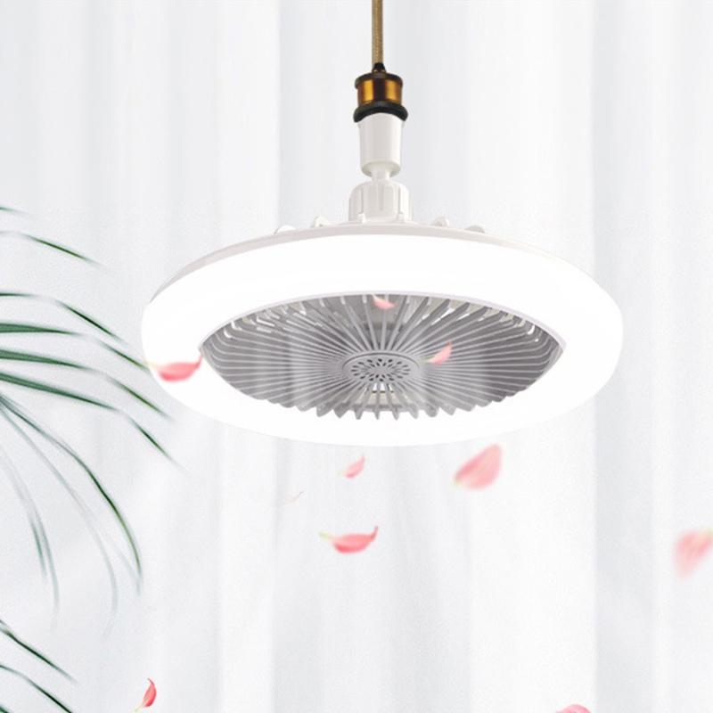 30W LED Ceiling Fan Light E27 Multifunction Three Working Modes Ventilator Lamp with Aromatherapy Tablets