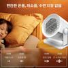 New Compact Portable Mini 400W Electric Heater Fan for Office Desk, Small Desktop Winter Warm Air Blower Appliance, Efficient 11