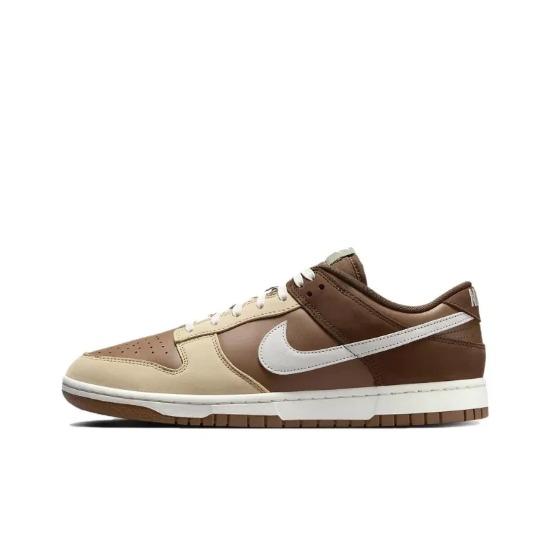 Nike Dunk Low Light British Tan Cacao Wow Unisex Sneakers Brown  HV1794-211