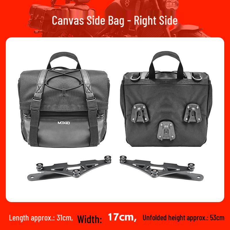 Wu Ji CU530 Quick Release Waterproof Motorcycle Saddlebags - Touring Panniers Accessories