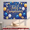 Party Backdrop Flat Feliz Cumpleaos Events Wedding Coming Ceremony Four Season Photo Booth Background Front Door Decor
