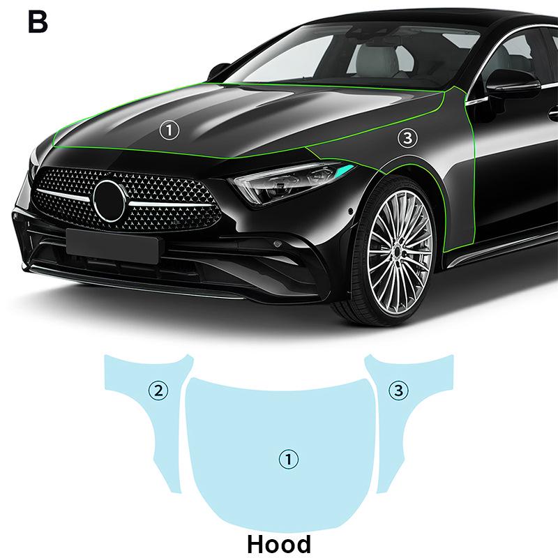 Mercedes-Benz CLS C257 Invisible Paint Protection Film - Scratch-Resistant & Gloss Enhancing